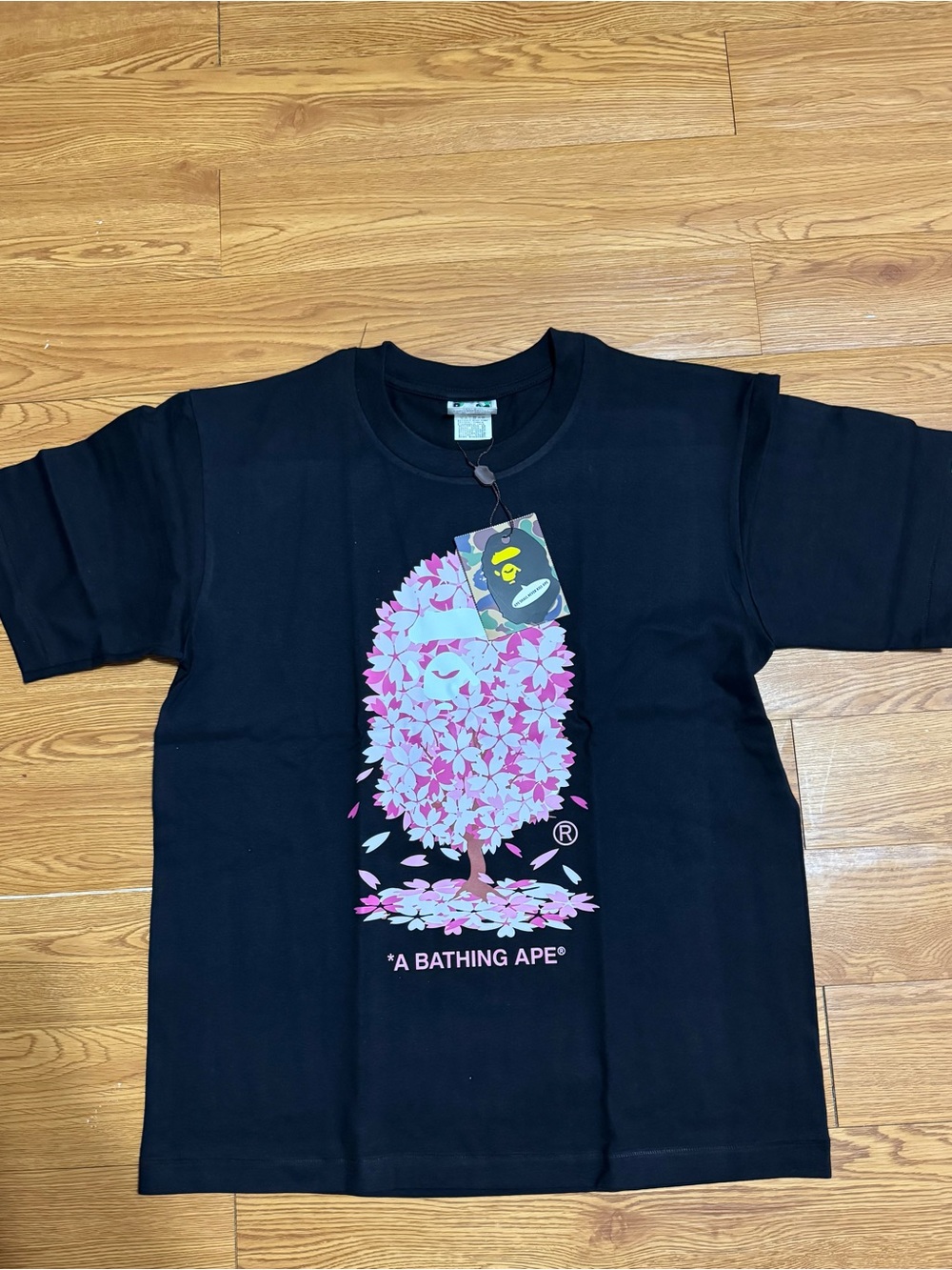 Bape Sakura Black T-Shirt size S#11